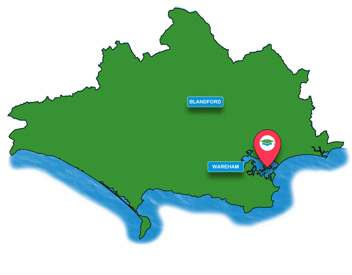 School trip Isle of Wight location map for Brownsea Island